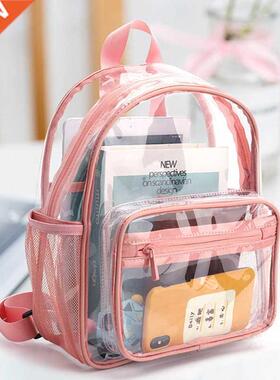 Women's Backpack Transparent Waterproof PVC Bag Female Fashi