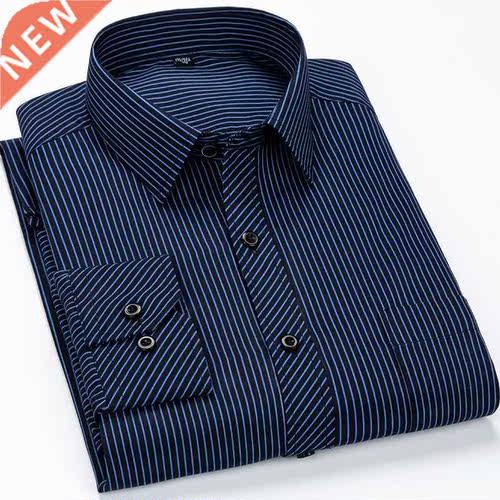 Plus Large Size 9XL 8XL 7XL Mens Casual Business Long Sleeve