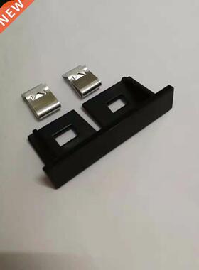 1X New Auto car Matt silver chrome glossy black metal grille