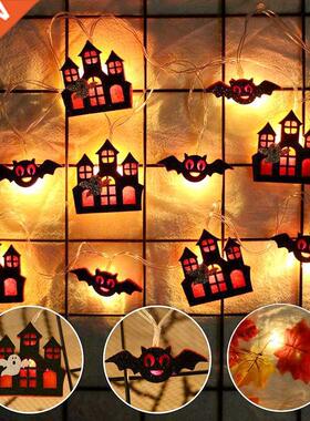 Outdoor Halloween Decorations Lights 10/20 LED Pumpkin Spide