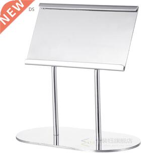 1pc Table Cards Holder Stainless Steel Showing Information M