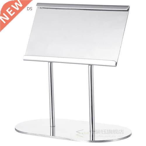1pc Table Cards Holder Stainless Steel Showing Information M
