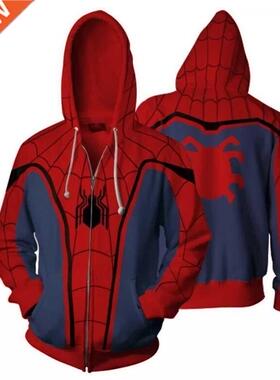 Autumn Homecoming Scarlet Spider Zip Up Man Hoodies Sweati
