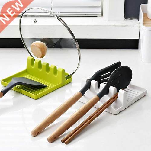 Plastic Spoon Rest Kitchen Organizer for Fork Spatula Rack S