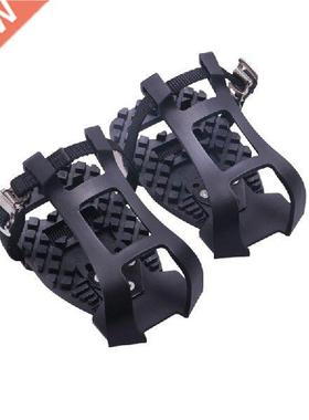 Exercise Spin Bike Pedal Adapter Toe Cage Compatible