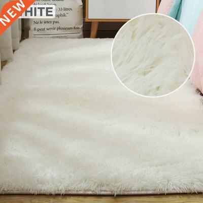 Plush Rug for Home Living Room Fluffy Carpet Thick Bed Room