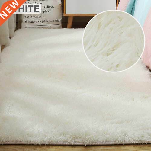 Plush Rug for Home Living Room Fluffy Carpet Thick Bed Room