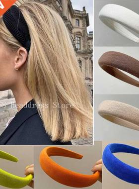 New Sold Wde Har Bands Hoop for Women Vntage Soft Elast