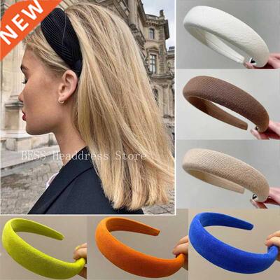 New Sold Wde Har Bands Hoop for Women Vntage Soft Elast