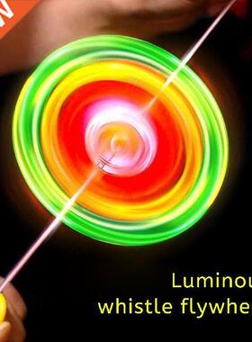Spinning Wheel Toy Luminous Colorful Whie Flywheel Glow