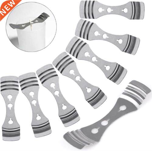 2/5/10pcs Stainless Steel  Light Metal Candle Wicks Holde