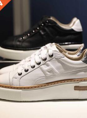 Hotsale flats Genuine Leather Height Increase Casual Women B