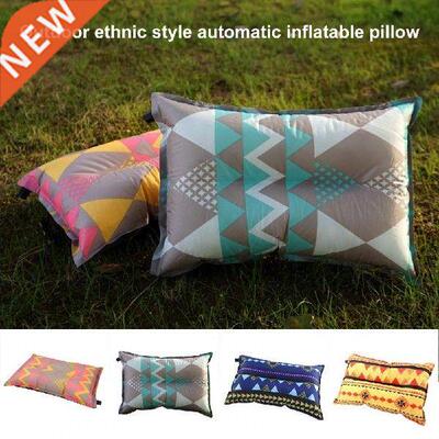 Outdoor ethnic style automatic inflatable pillows, car