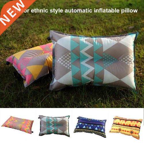 Outdoor ethnic style automatic inflatable pillows, car