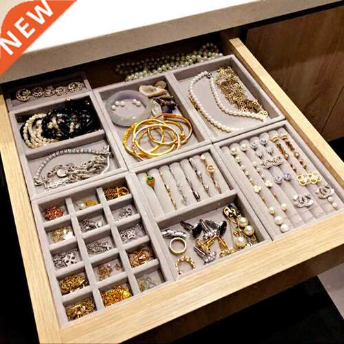 New Drawer  Jewelry Storage Tray Ring Bracelet Gift Box J