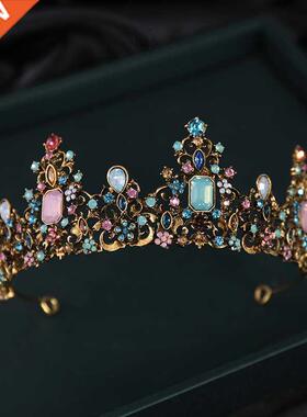 Mi Ya Tiara Bridal Crown For Women Retro Princess Headdress