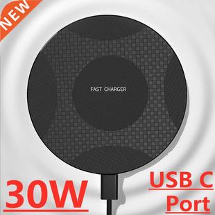 30W Qi Wireless Charger for iPhone 13 12 11 Xs Max X XR 8 Pl