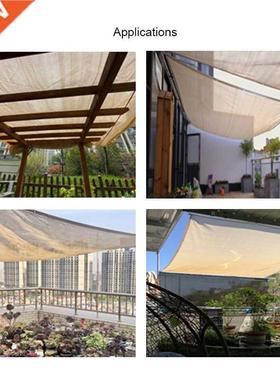 Sunade Canopy Anti-V Sun ade Sail Windproof Sunade Net