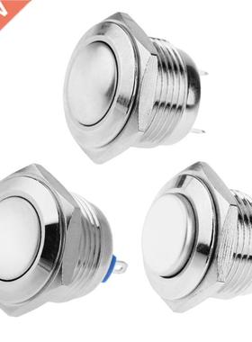 16mm reset push button switch 3A36V ball Flat head car horn