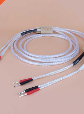 Pair ODIN2 Super HIFI Speaker Cable Silver Plated loudspeake