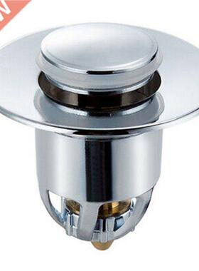 Stainless Steel Pop-Up Bounce Core Basin Drain Filter Hair C