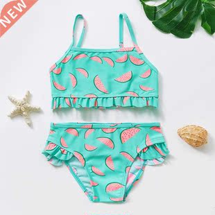 2~12 Year Toddler Baby Girls Swimsuit Watermelon print Girls