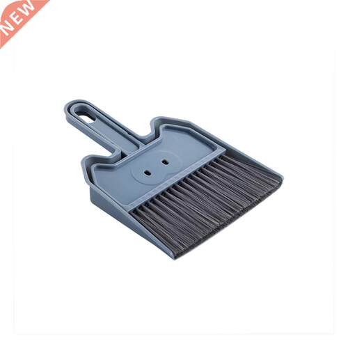 Desk Angle Broom And Dustpan Set With Long Handle And Tel