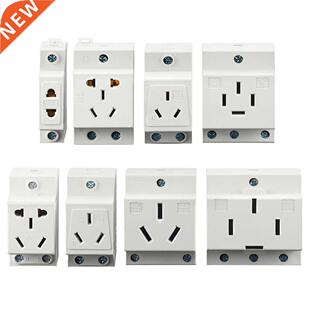 1PCS 2P 3P 4P 5Pin Plug 35mm DIN Rail Mount AC Power AC30 Mo