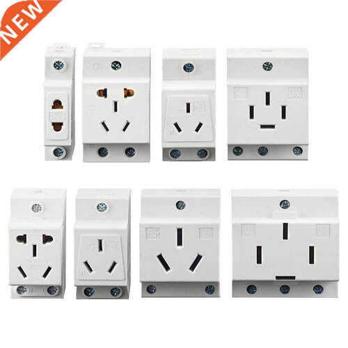 1PCS 2P 3P 4P 5Pin Plug 35mm DIN Rail Mount AC Power AC30 Mo