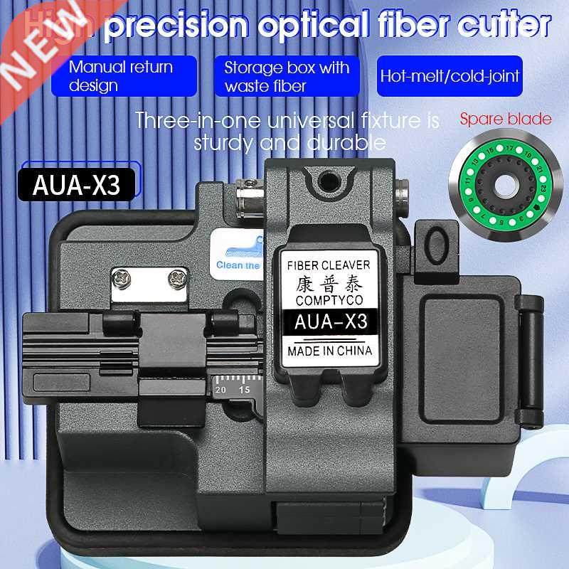 high precision fiber cleaver aua-x3 ftth cable fiber optic c