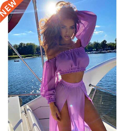 2021 Bikini Beach Cover Up Women Summer Ladies Bathing Suit