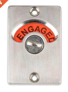 Public Toilet Indicator Bolt Lock Vacant/Engaged Bathroom T