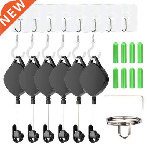 6-Piece Vr Cale Management System Retractale Ceiling Pulle