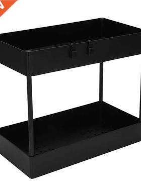 Under Sink Organizer, Under Bathroom Sink Storage 2 Tier Org