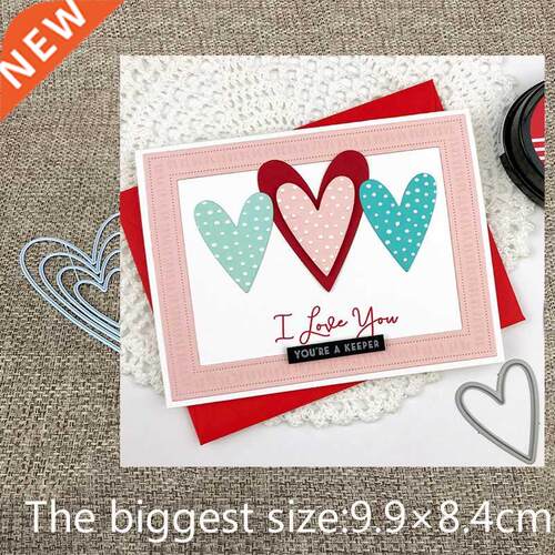 New Design Craft Metal Cutting Dies cut die 4pcs new love h