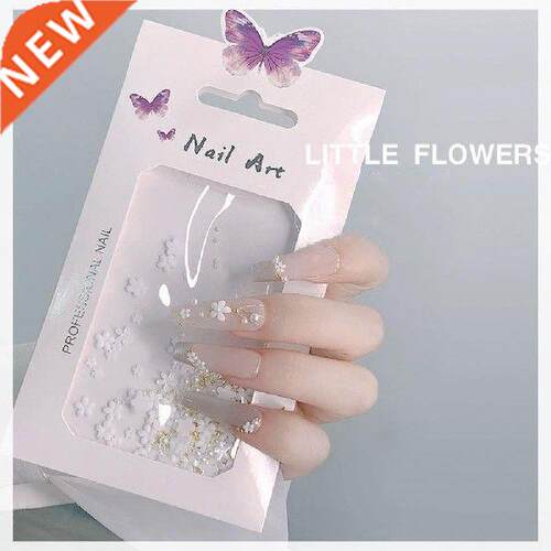 1 Bag D Effect Nail Flower Ornament Fashion Lightweight