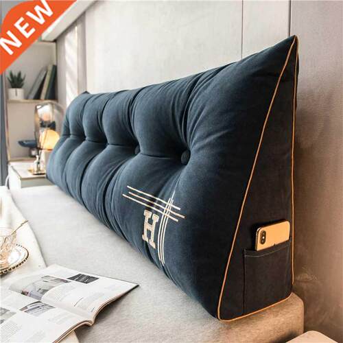 Removable Bedside Velet Cuion Triangular Bed Backrest Pill