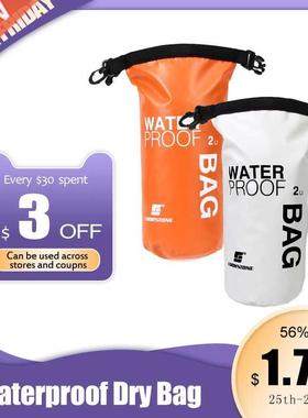 2L Sots Wateoof Dy Bag Backack Floating Boating Kayak