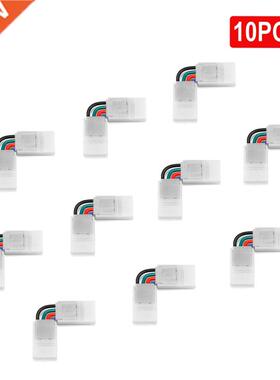 LED Strip Connector 2/3/4 Pin 8/10mm Right Angle Adjustable