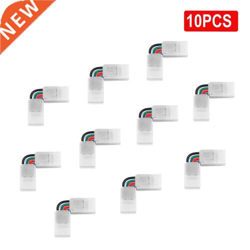 LED Strip Connector 2/3/4 Pin 8/10mm Right Angle Adjustable