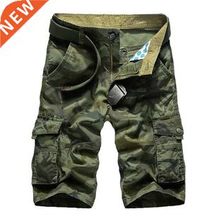 Camouflage Camo Cargo Shorts Men 2021 New Mens Casual Shorts