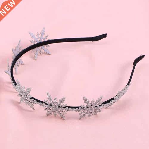 Christmas Hair Bands Adorable Glitter Snowflake Hair Hoops
