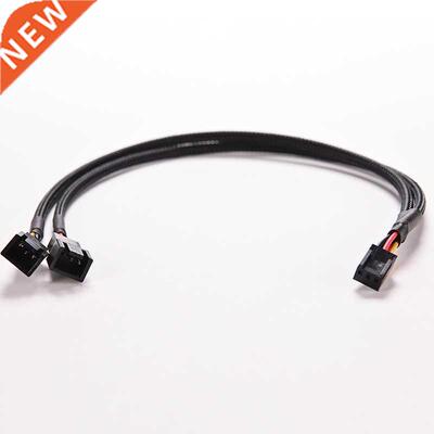 3Pin Female Y-Splitter to Dual 2Pin Male Mainboard Power Cab