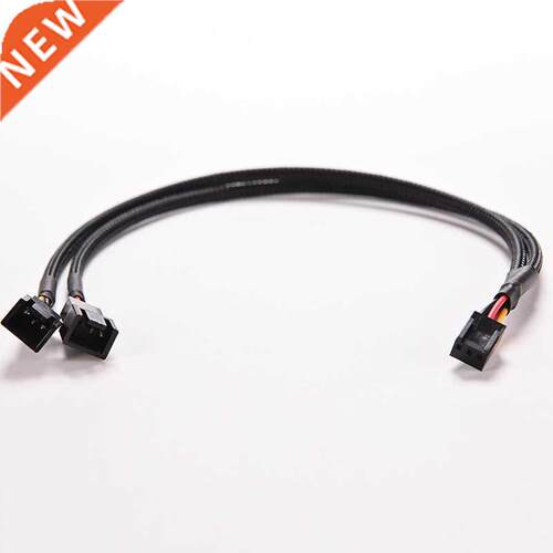 3Pin Female Y-Splitter to Dual 2Pin Male Mainboard Power Cab