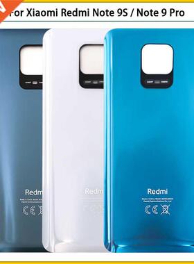 For Xiaomi Redmi Note 9S 64MP Battery Back Cover 3D Glass Pa