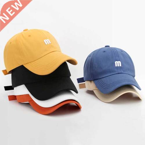 Embroidery Women's Cap Soft Cotton Men's Caps for Men M Lett
