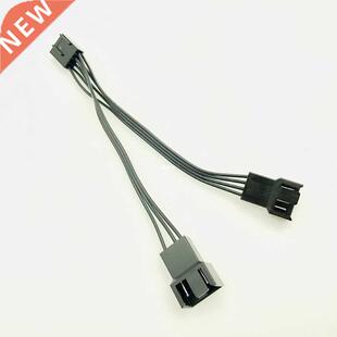 4Pin Fan PWM Cable 1 to 2 way 4 Pin 3Pin Power Supply Extens