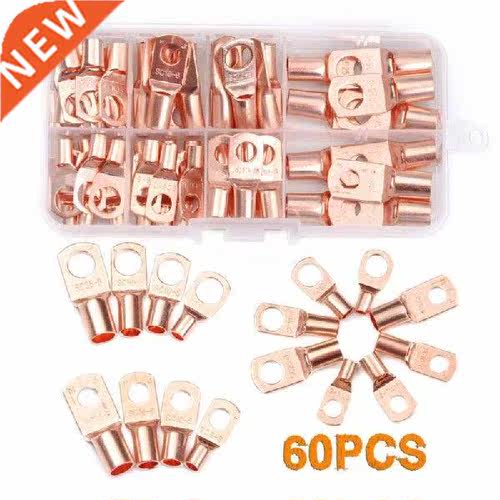 60CPS SC6-25 Boxed Car Auto Copper Ring Terminal Wire Crimp