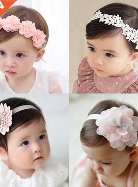Fashion 2022 Girls Headband Cute Baby Elastic Hair Band Newb