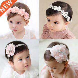 Fashion 2022 Girls Headband Cute Baby Elastic Hair Band Newb